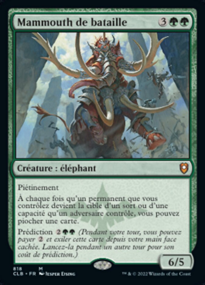 image Mammouth de bataille