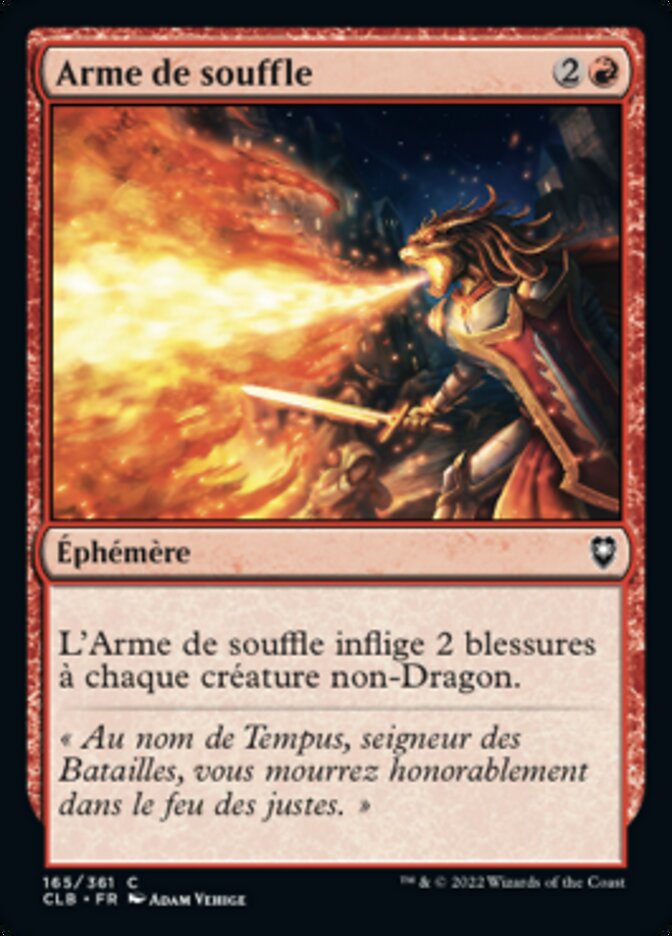 image Arme de souffle