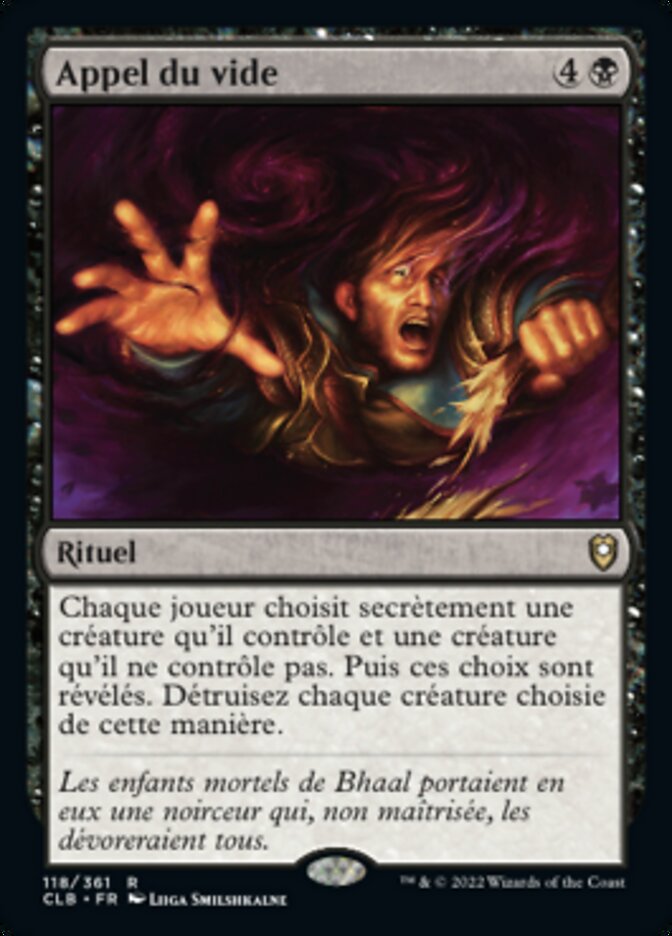 image Appel du vide