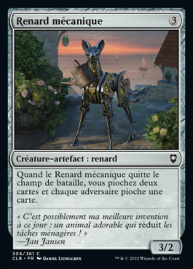 image Renard mécanique