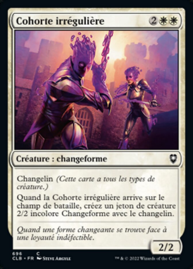 image Cohorte irrégulière