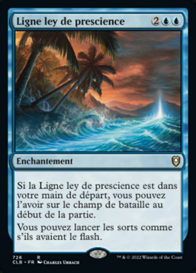 image Ligne ley de prescience