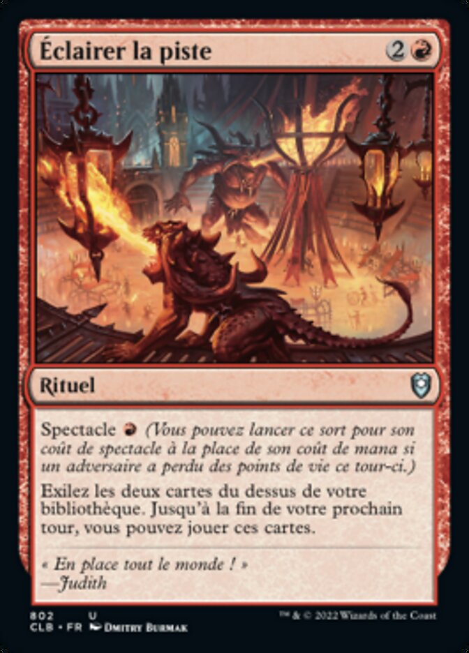 image Éclairer la piste
