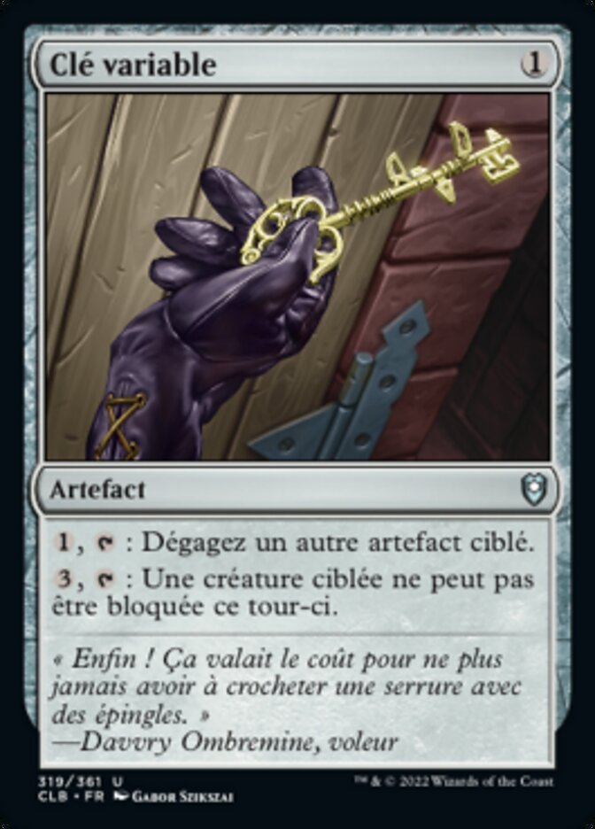 image Clé variable