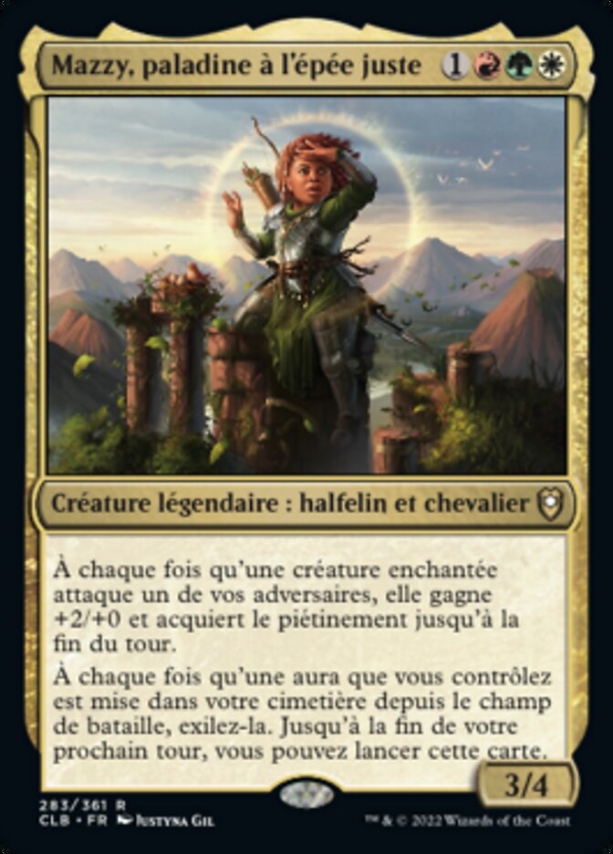 image Mazzy, paladine à l'épée juste