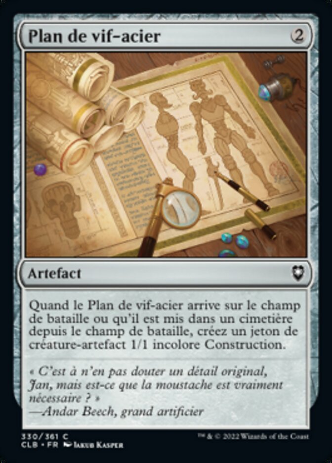 image Plan de vif-acier