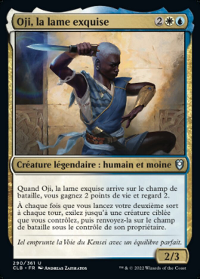 image Oji, la lame exquise