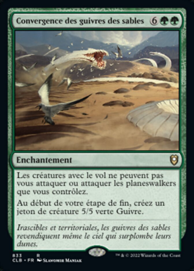 image Convergence des guivres des sables
