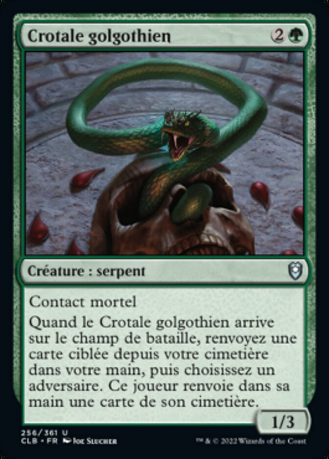 image Crotale golgothien