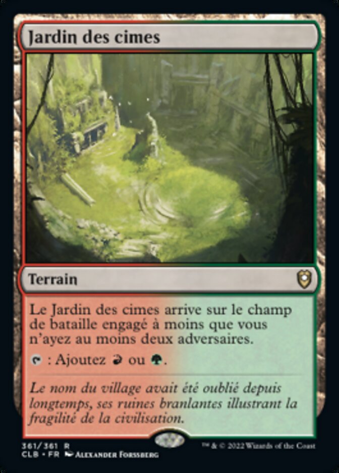 image Jardin des cimes