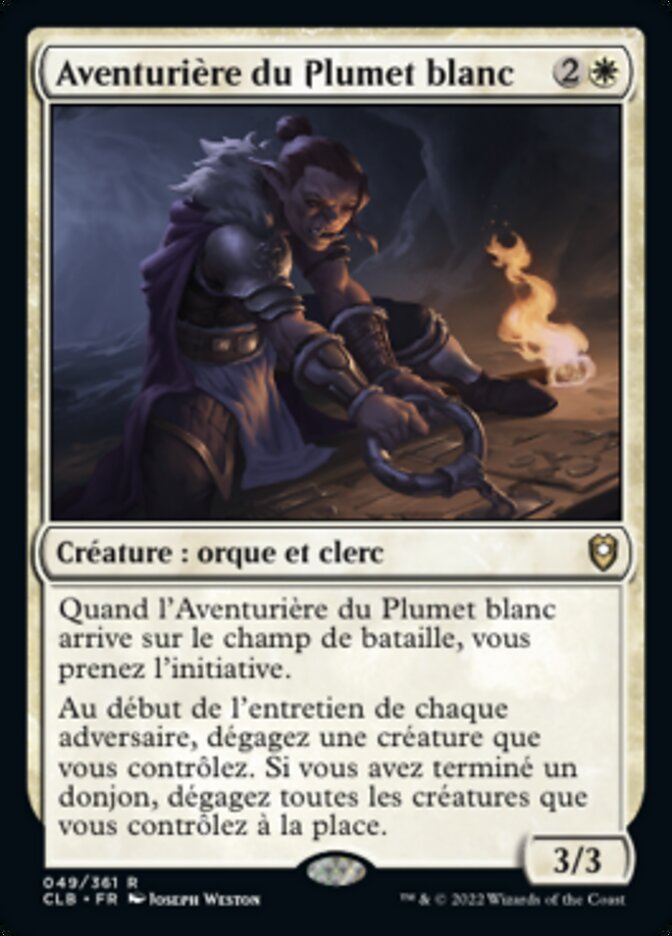 image Aventurière du Plumet blanc