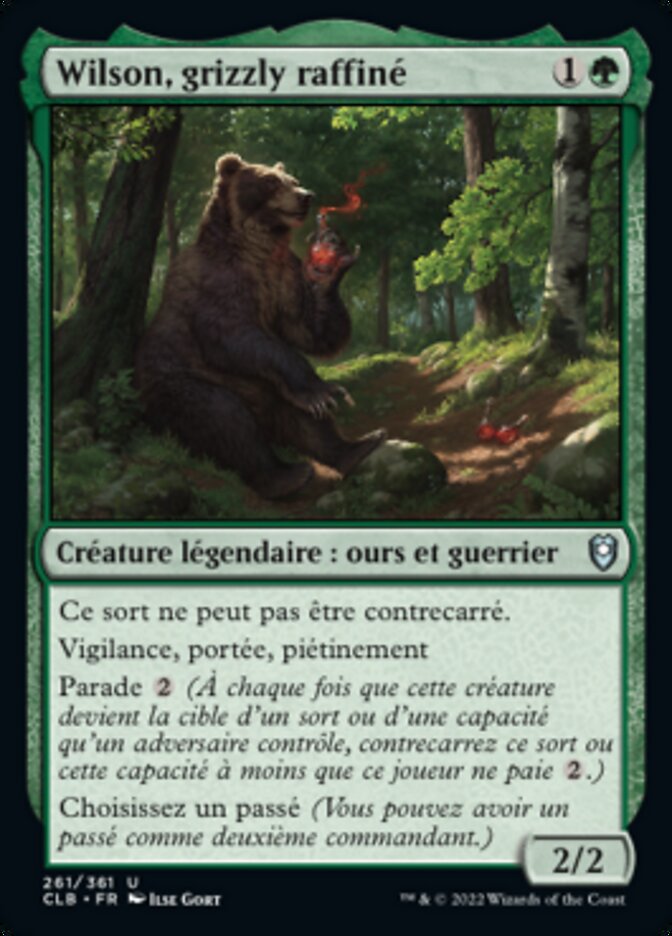 image Wilson, grizzly raffiné
