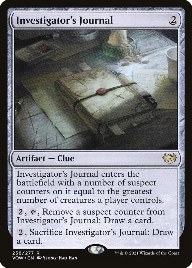 image Investigator's Journal