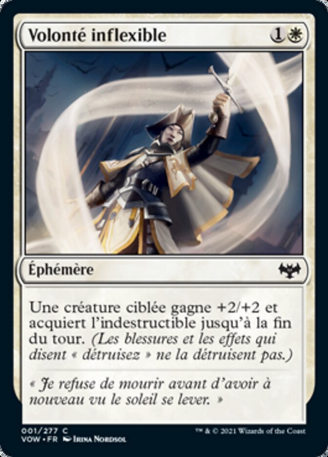 image Volonté inflexible