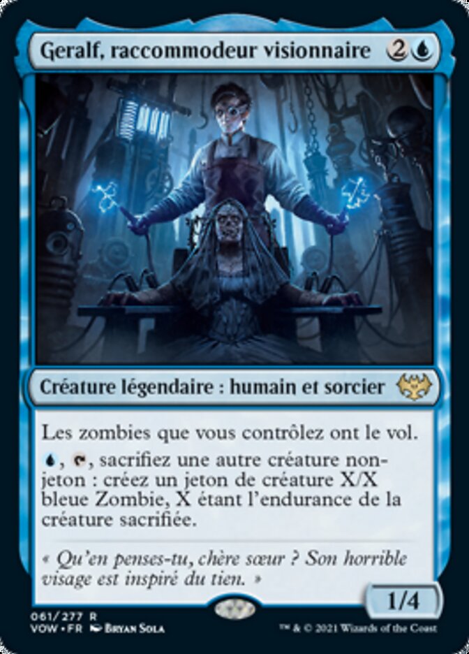 image Geralf, raccommodeur visionnaire