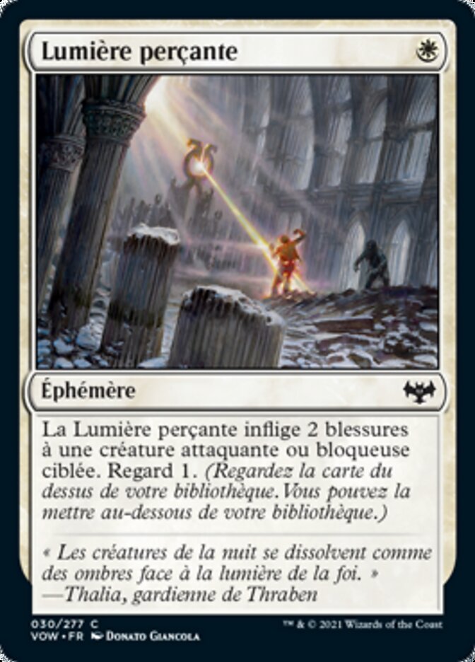 image Lumière perçante