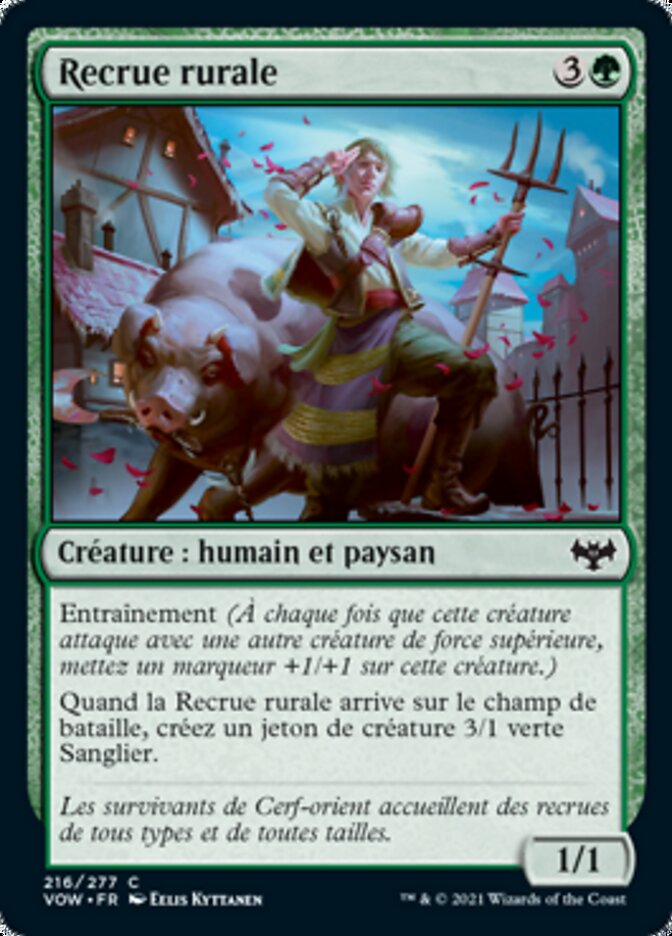 image Recrue rurale