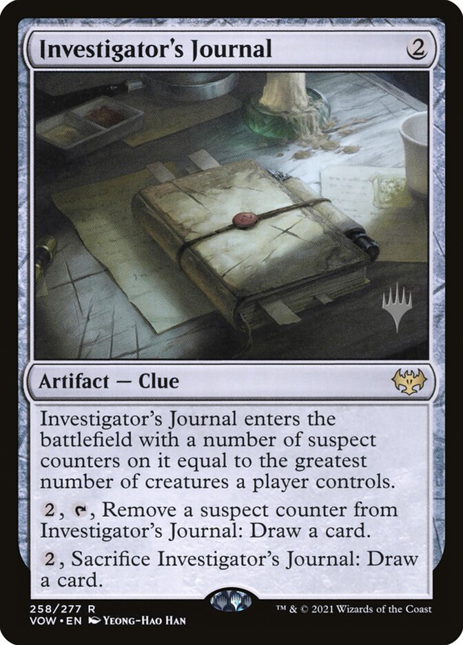 image Investigator's Journal