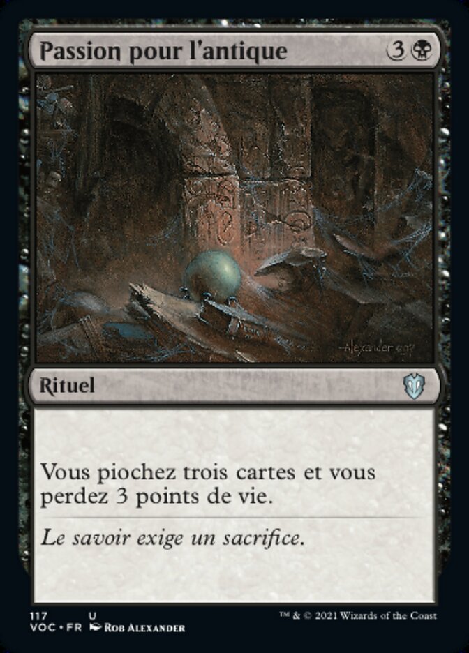 image Passion pour l'antique