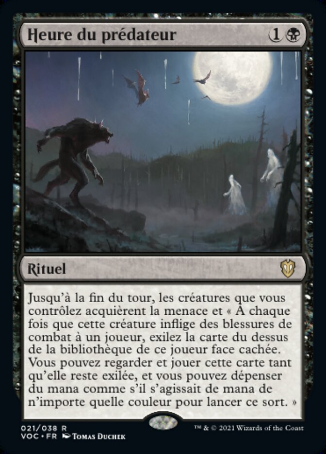 image Heure du prédateur