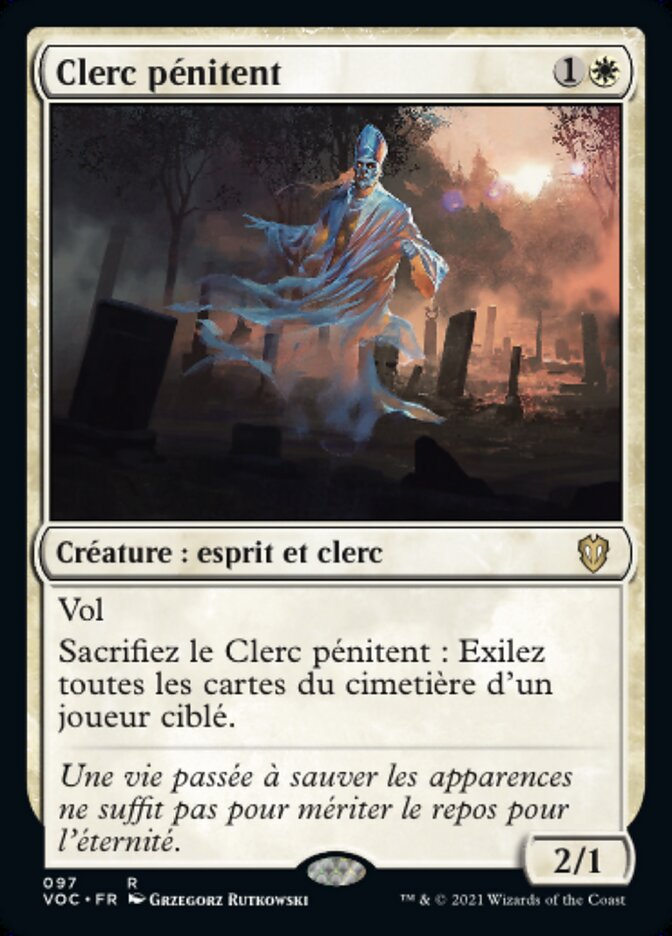 image Clerc pénitent