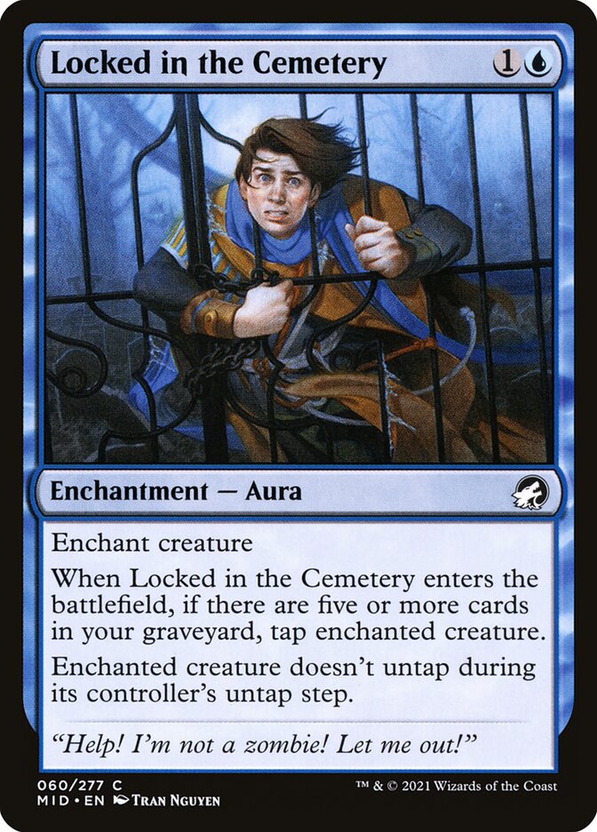 image Locked in the Cemetery