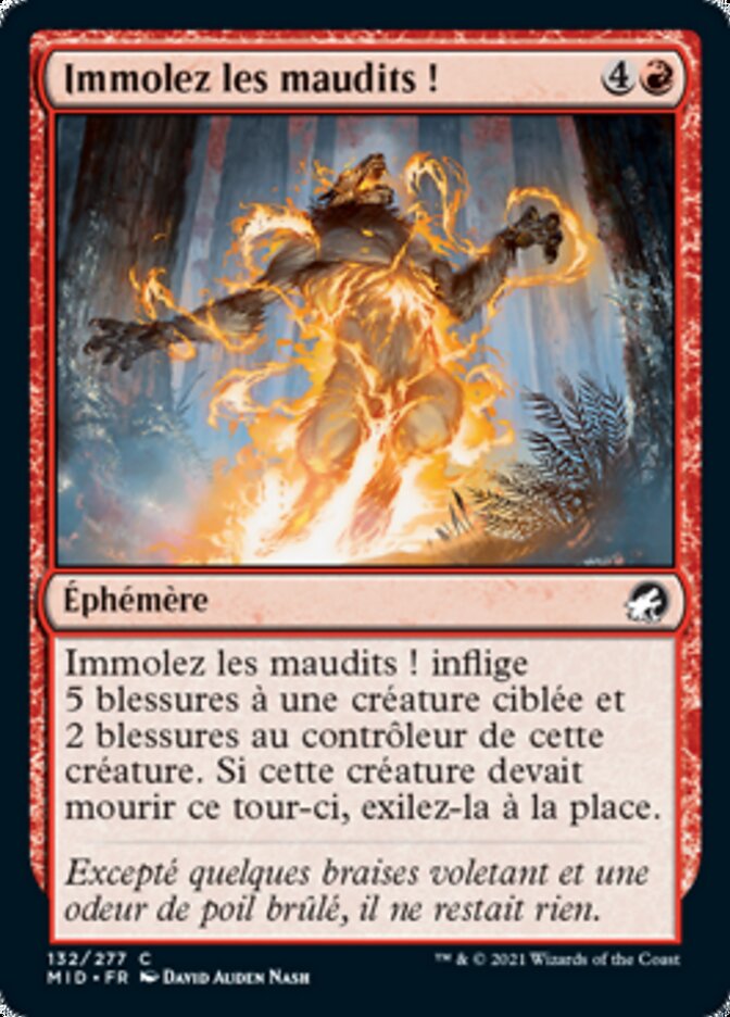 image Immolez les maudits !