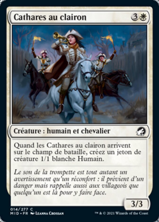 image Cathares au clairon