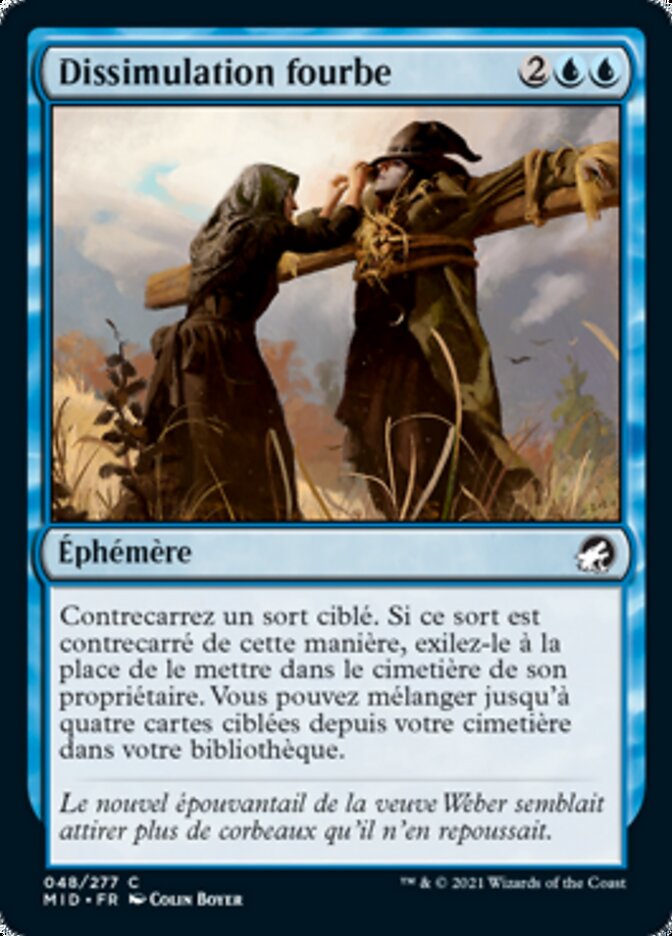 image Dissimulation fourbe
