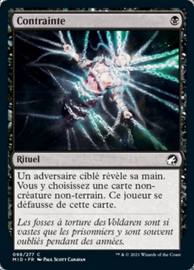image Contrainte