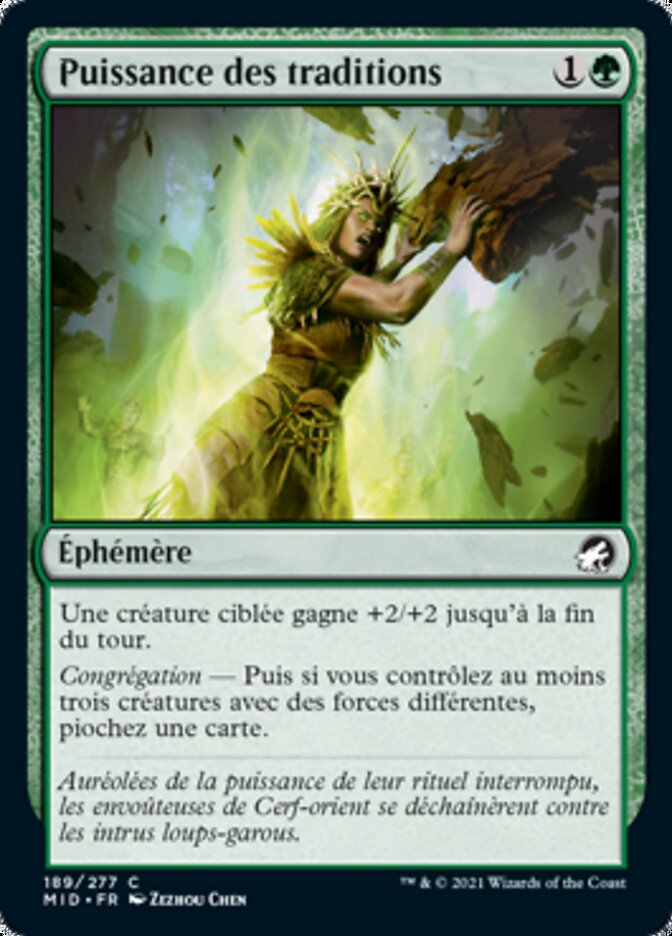 image Puissance des traditions