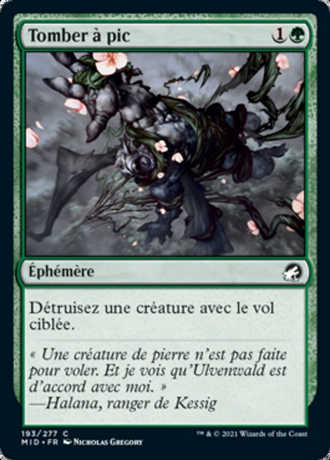 image Tomber à pic
