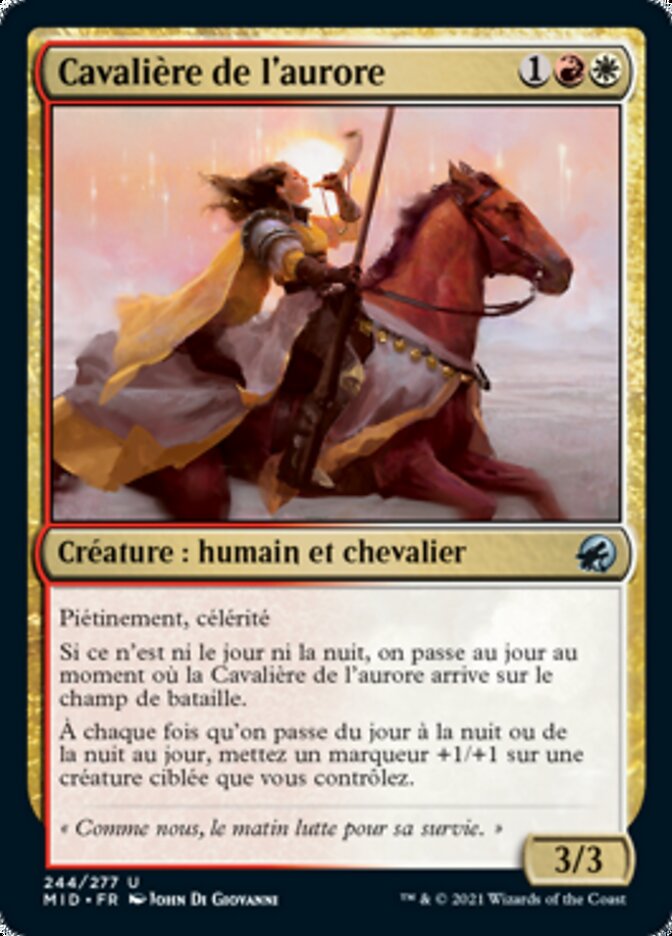image Cavalière de l'aurore