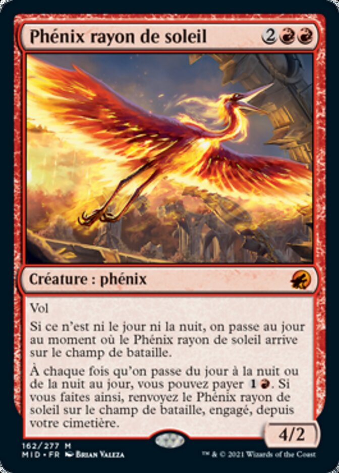 image Phénix rayon de soleil