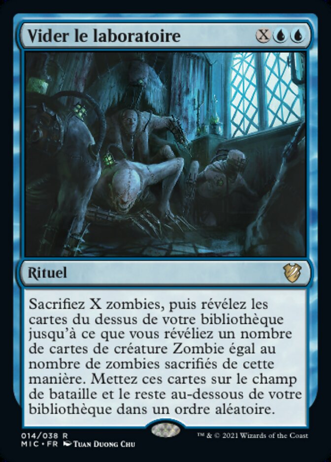 image Vider le laboratoire