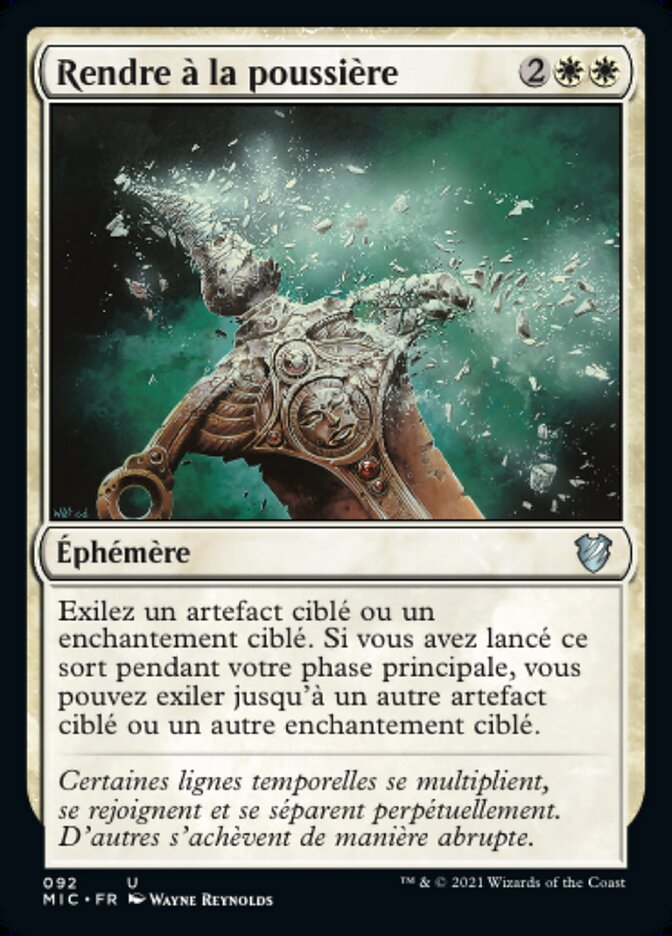image Rendre à la poussière