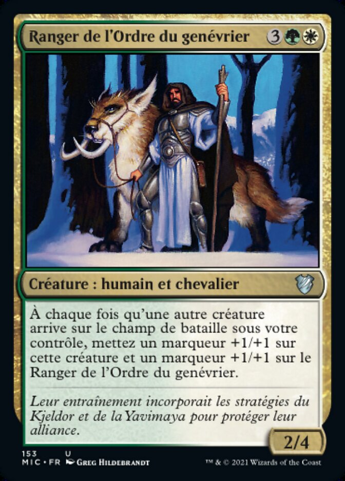 image Ranger de l'Ordre du genévrier