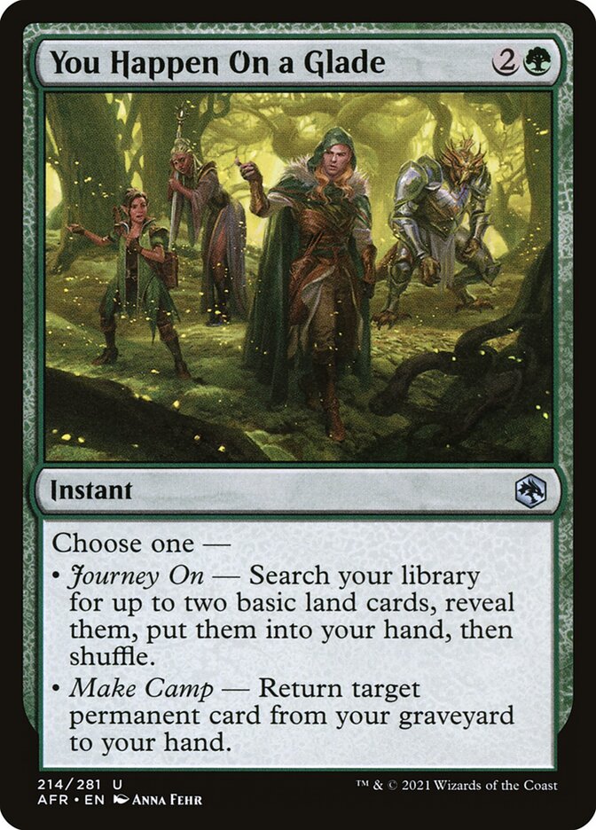 image You Happen On a Glade