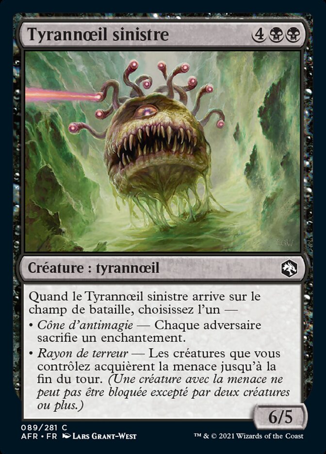 image Tyrannœil sinistre
