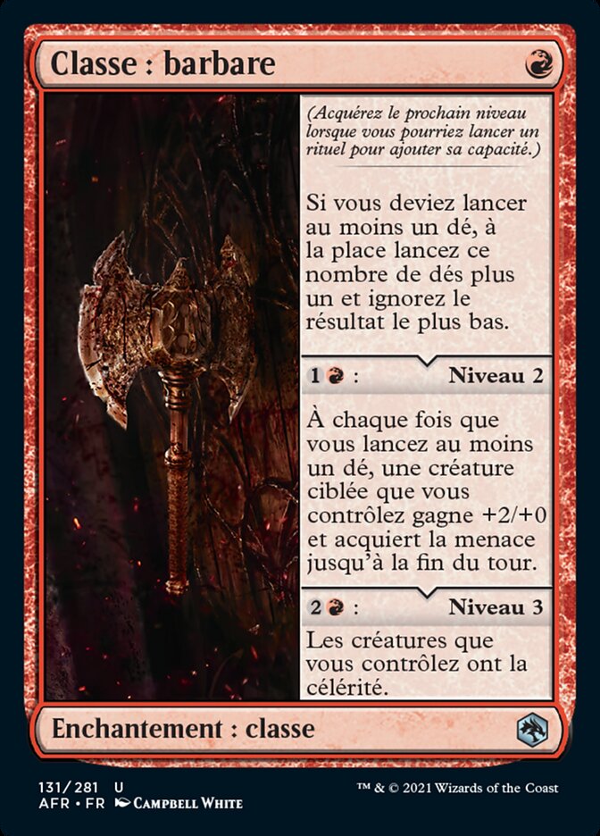 image Classe : barbare