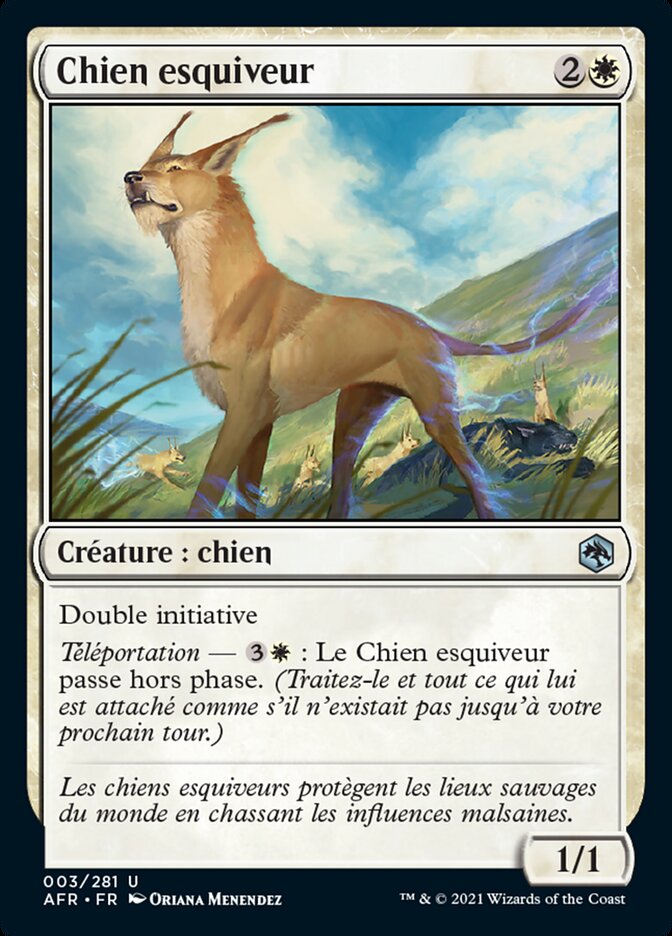 image Chien esquiveur
