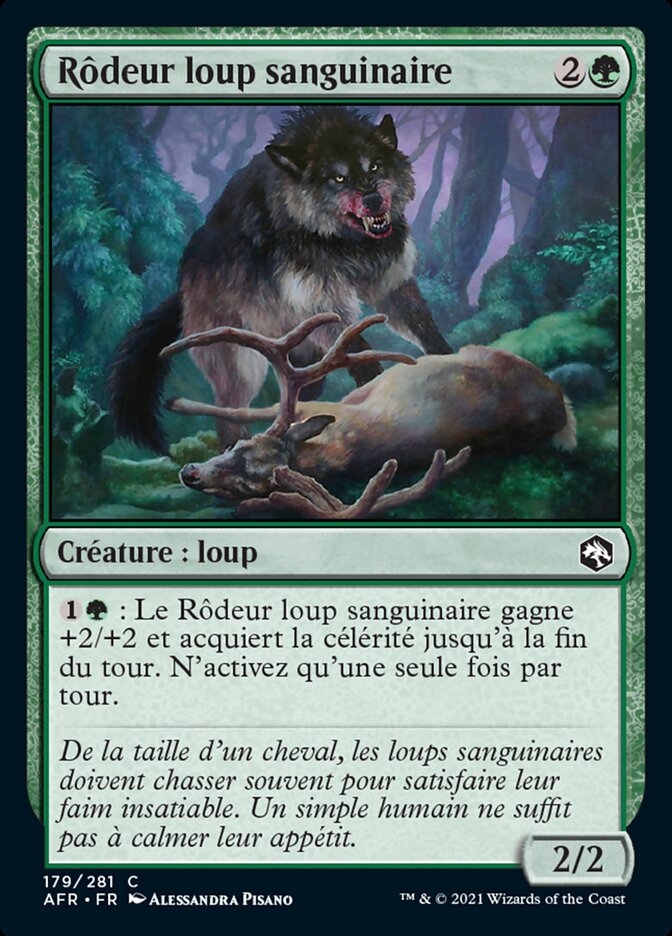 image Rôdeur loup sanguinaire