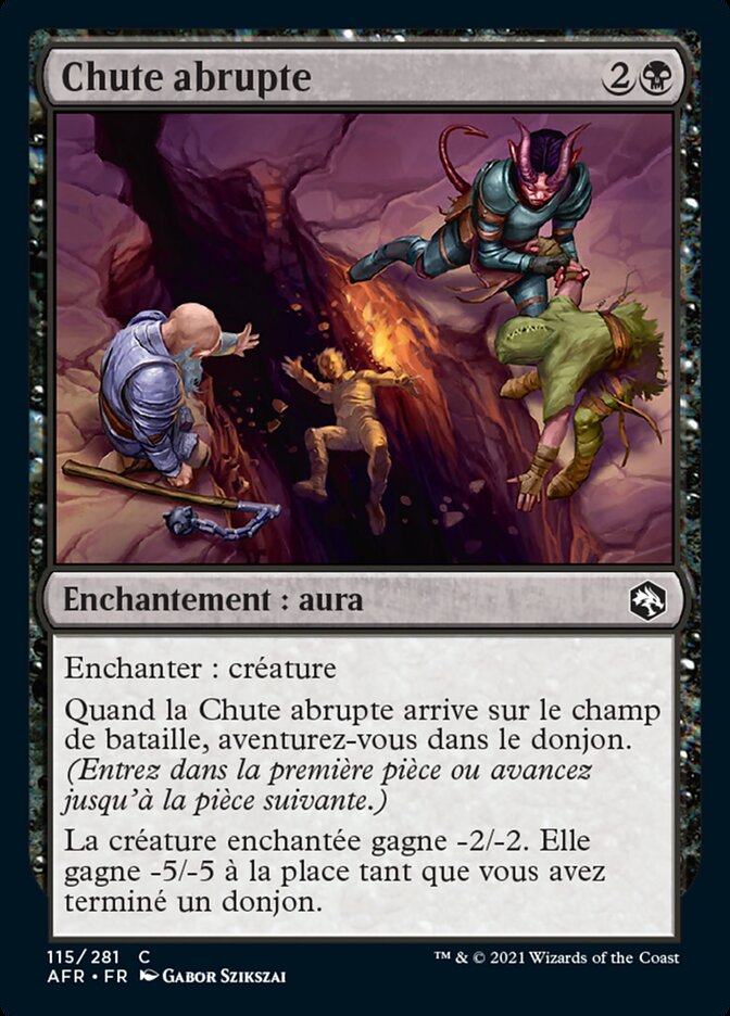 image Chute abrupte