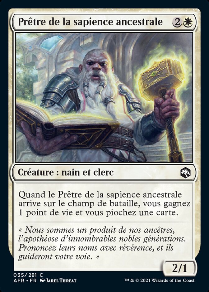 image Prêtre de la sapience ancestrale