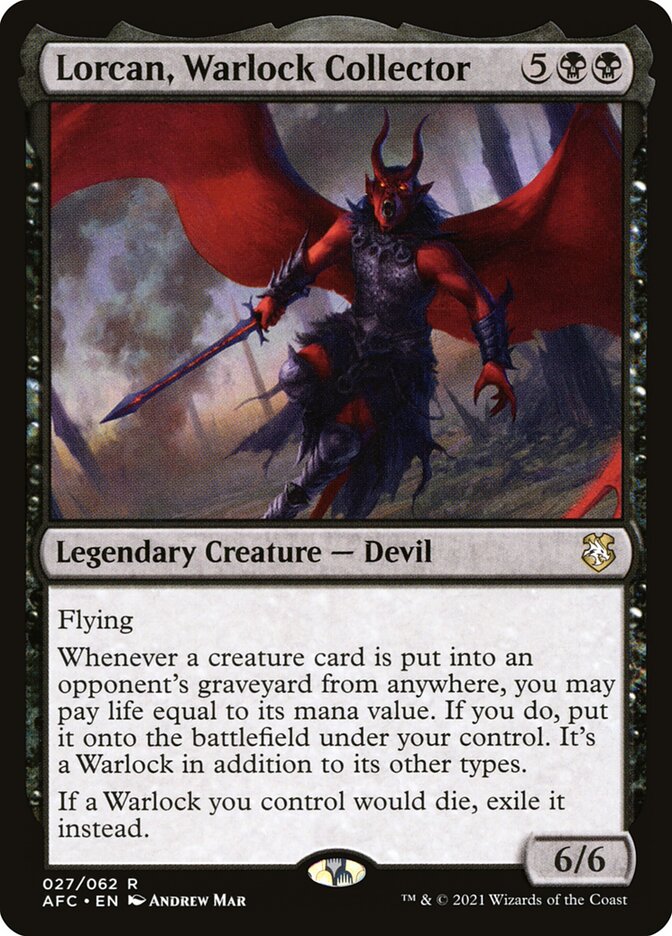 image Lorcan, Warlock Collector