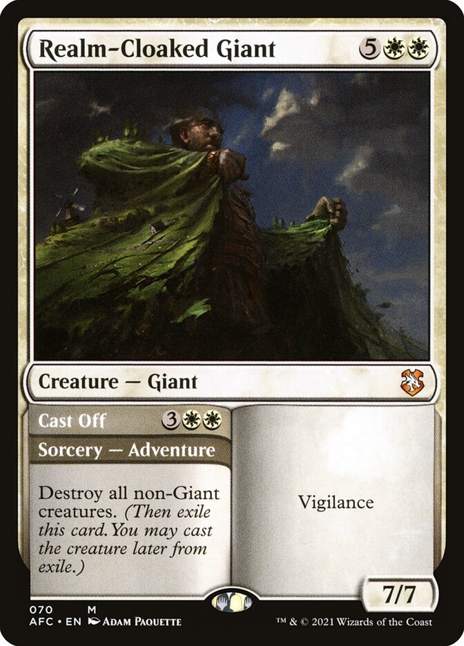 image Realm-Cloaked Giant // Cast Off