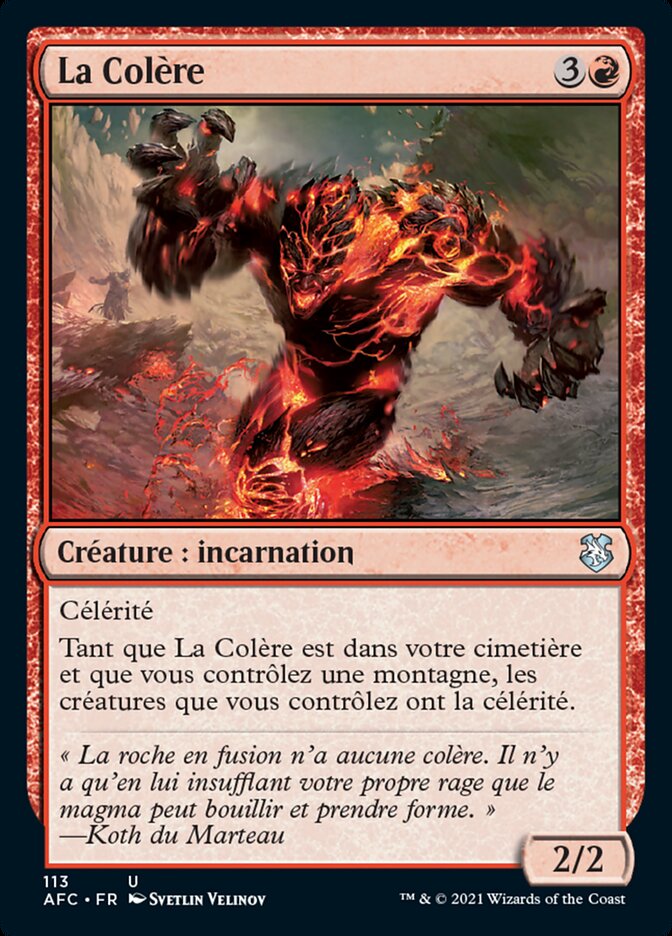 image La Colère