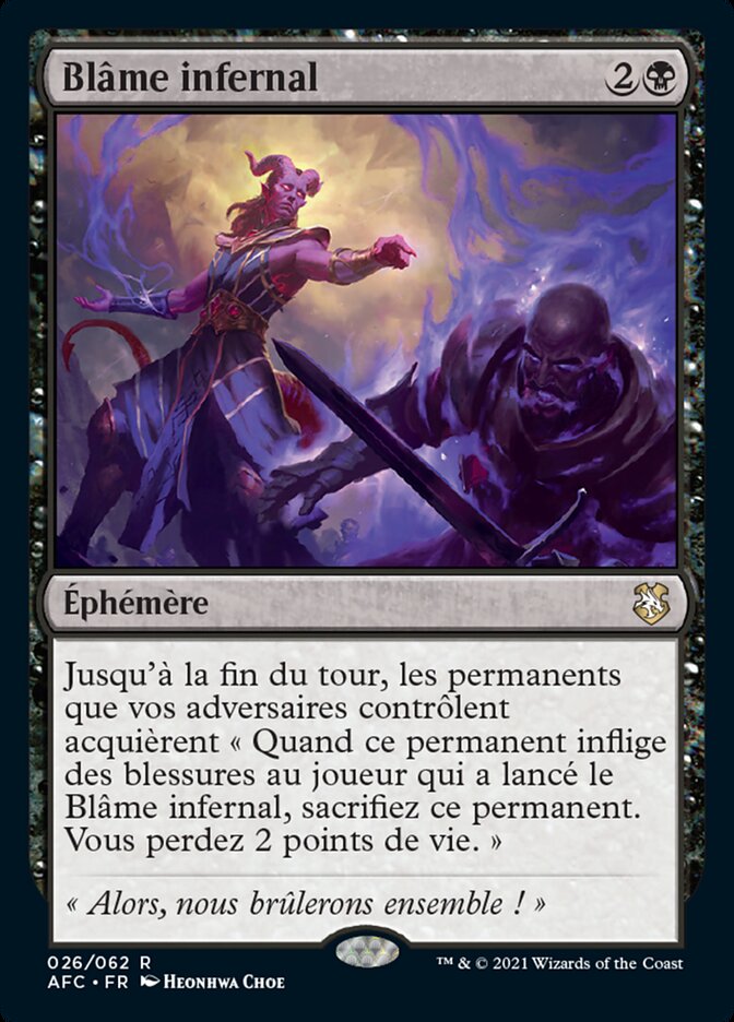 image Blâme infernal