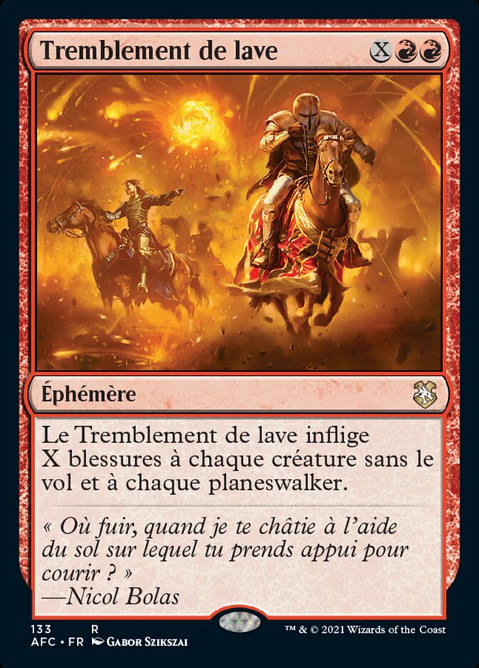 image Tremblement de lave