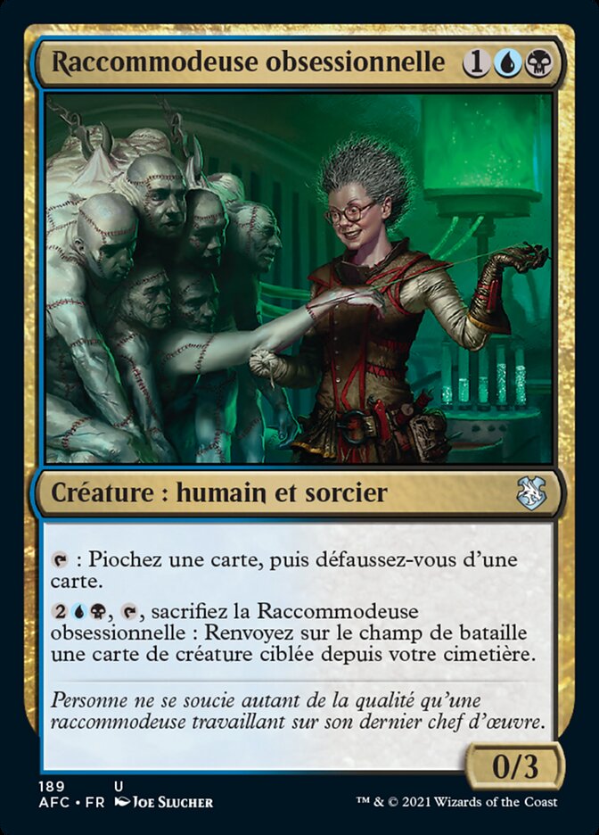 image Raccommodeuse obsessionnelle